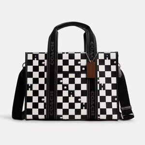 coach Smith Tote With Checkerboard Print CR101